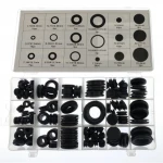 125 buc. Set garnituri cabluri, treceri perete și dopuri oarbe - 12 dimensiuni