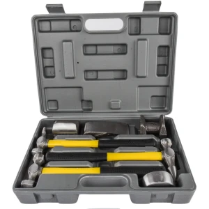 Set 7 piese tasuri și ciocane tinichigerie cu mâner din fibră