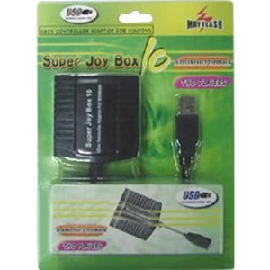 Adaptor 2 controllere Xbox la PC (SUPER Joy Box 10) cu configurare completă