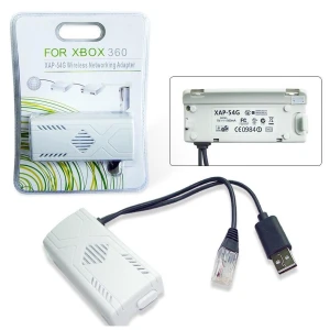Adaptor de rețea wireless Xbox 360 compatibil pentru conexiune WiFi stabilă