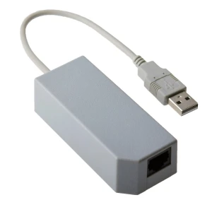 Adaptor de rețea USB 2.0 Nintendo Wii pentru conexiune prin cablu rapidă și stabilă