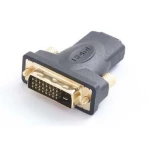 Adaptor DVI tata la HDMI mamă pentru conexiune audio-video
