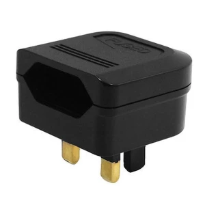 Adaptor priză euro la UK cu siguranță - convertor 2 pini la 3 pini
