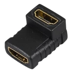 Adaptor HDMI mamă la HDMI mamă 90° pentru conexiuni compacte și sigure