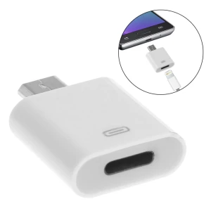 Adaptor Lightning femelă de 8 pini la Micro USB tată pentru Android și Apple