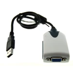 Adaptor VGA USB pentru monitor suplimentar compatibil cu Windows și Linux