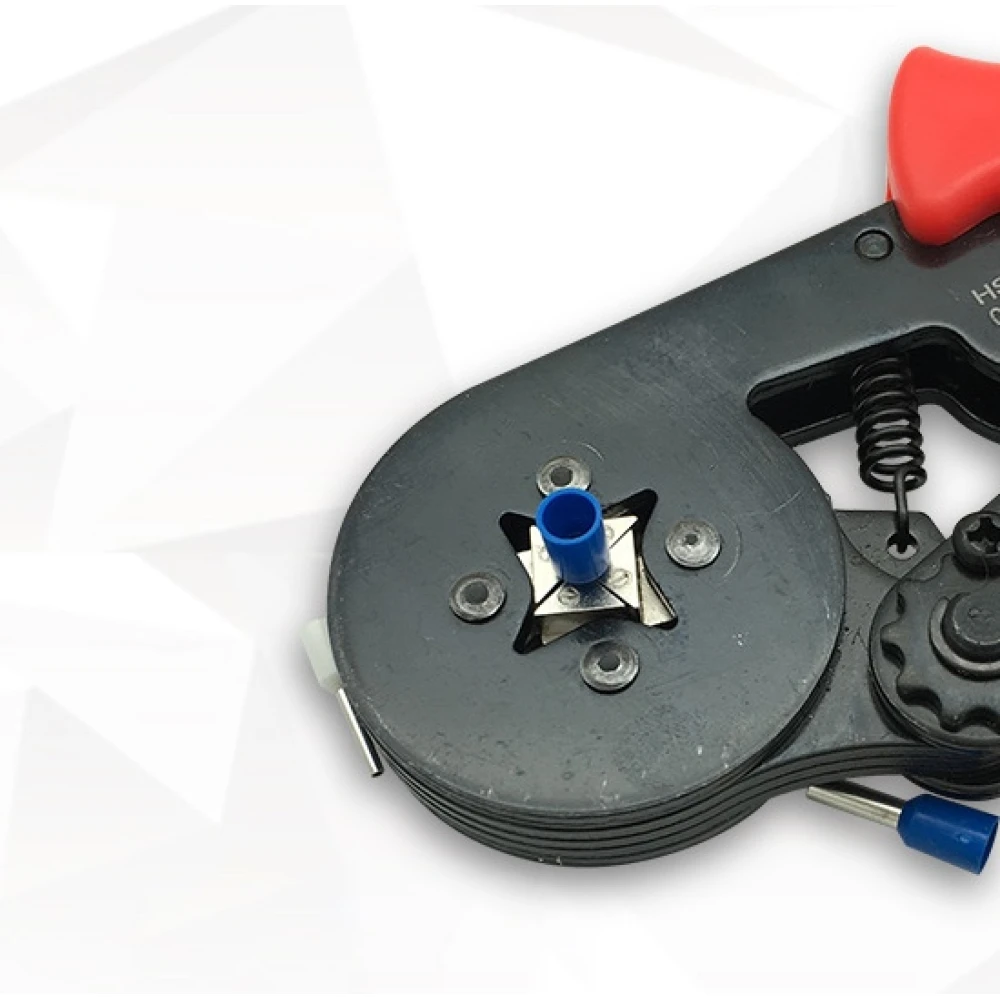 Cleste de sertizat cu terminale 0.25-10 mm² - kit de 1200 piese