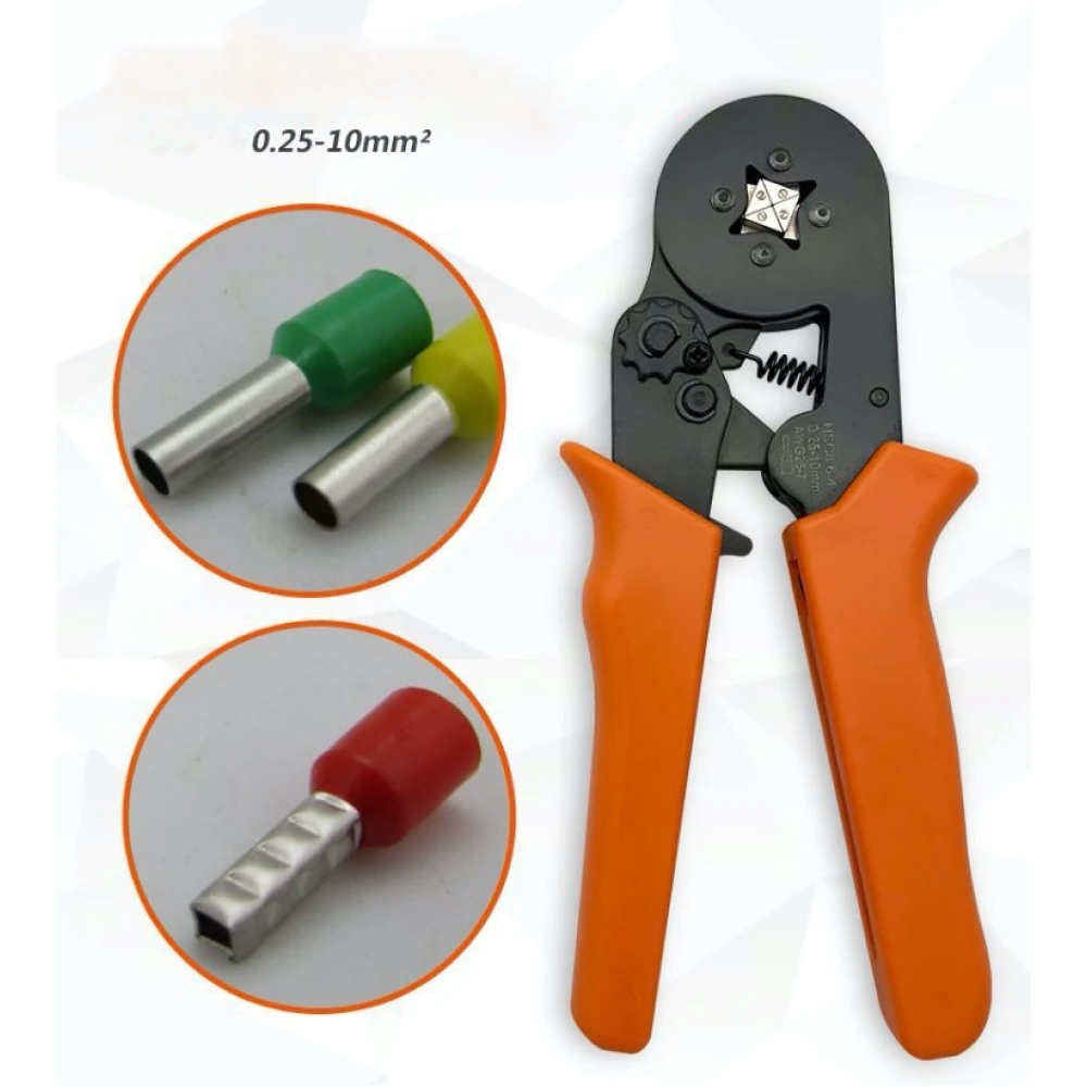 Cleste de sertizat cu terminale 0.25-10 mm² - kit de 1200 piese