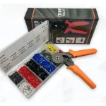 Cleste de sertizat cu terminale 0.25-10 mm² - kit de 1200 piese