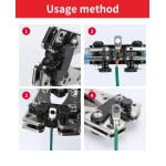 Cleste de sertizat 6-50mm² cu mânere antiderapante și rotație reglabilă