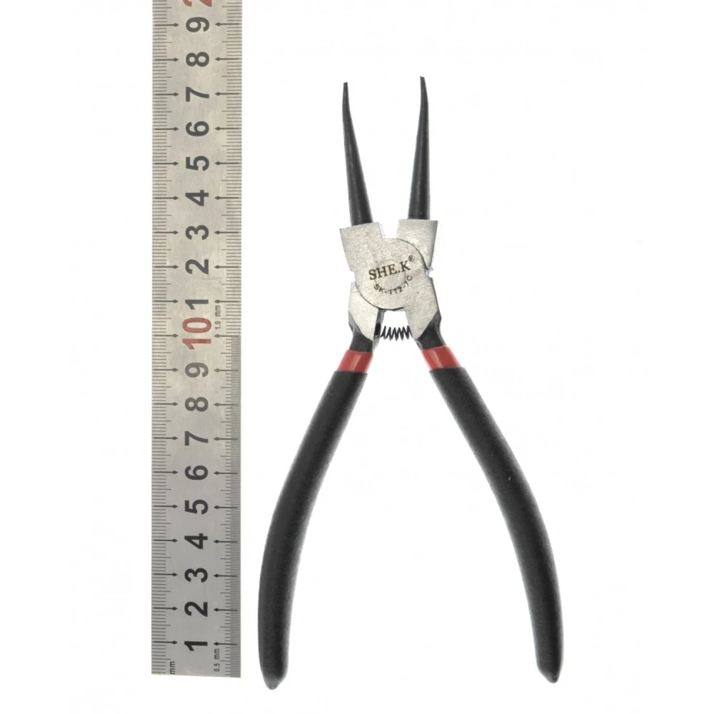 Cleste drepte pentru seger 180mm SK-112-7c SHEK pentru șaibe și inele de siguranță