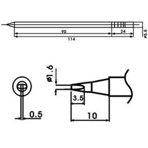 Aoyue LF-16D vârf letcon cu rezistență inclusă - original