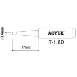 Aoyue T1,6d vârf de lipit de schimb pentru stații de lipit