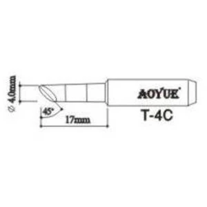 Aoyue Vârf de schimb original Aoyue T4c pentru stații de lipit