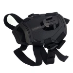 Vista lateral del arnés para perro compatible con GoPro y SJ4000