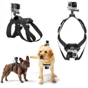 Ham pentru câine pentru cameră GoPro 1/2/3 și SJ4000, reglabil și rezistent