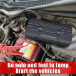 Pornitor auto 8000mAh Jumpstarter S301 compact și sigur cu lanternă LED SOS
