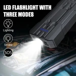 Pornitor auto 8000mAh Jumpstarter S301 compact și sigur cu lanternă LED SOS