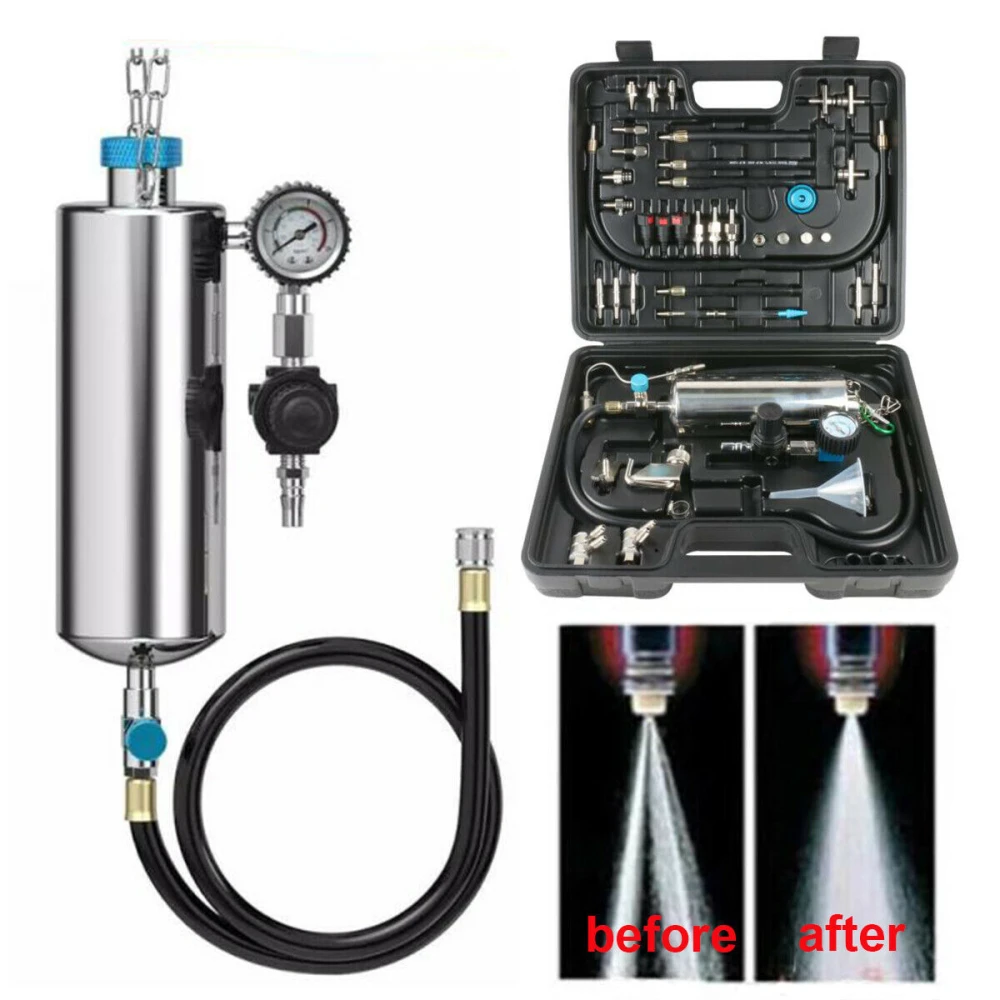 AUTOOL C100 curatare injectoare benzina cu adaptoare auto