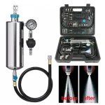 AUTOOL C100 curatare injectoare benzina cu adaptoare auto
