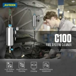 AUTOOL C100 curatare injectoare benzina cu adaptoare auto