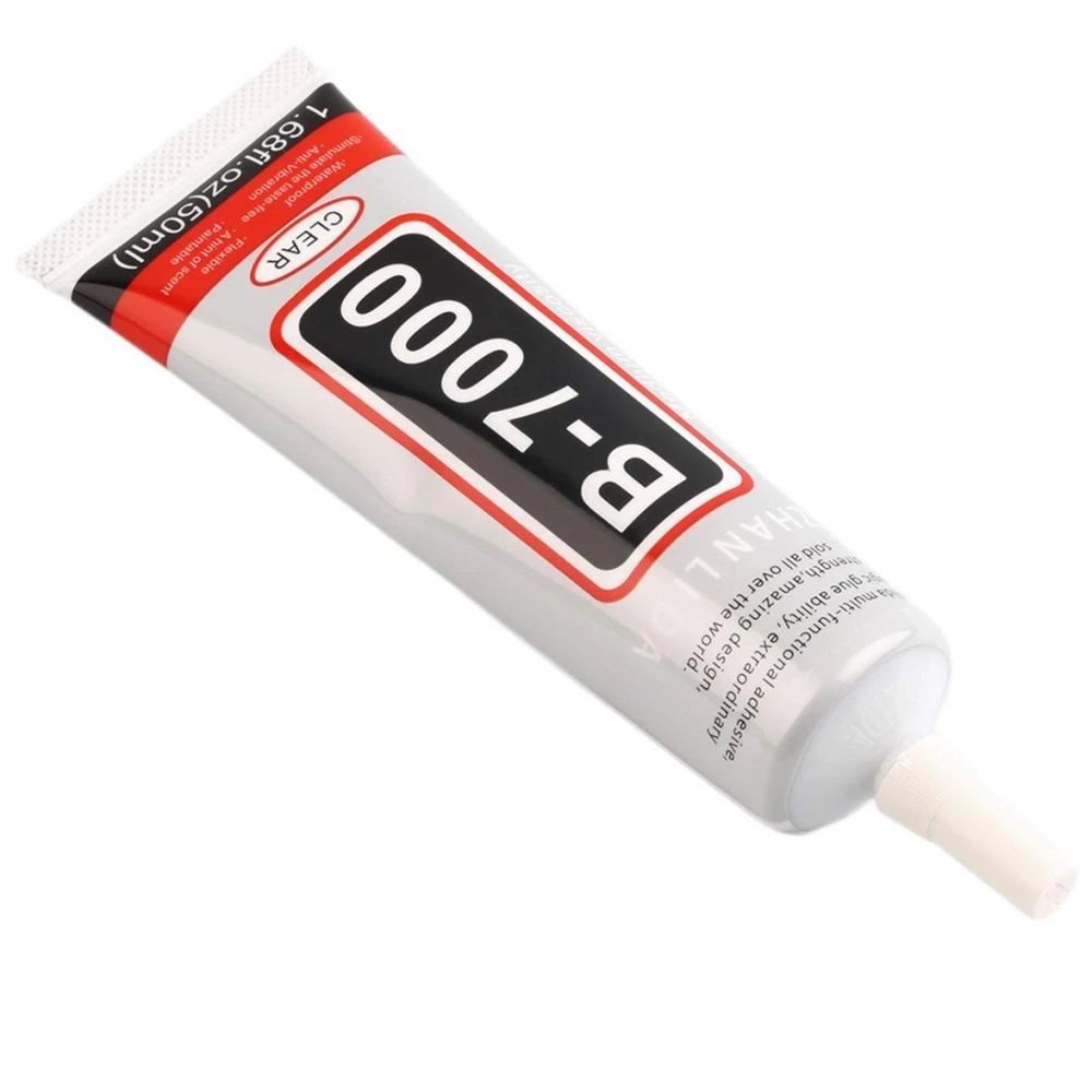 Adeziv B7000 50ml transparent pentru fixarea ecranelor, ramelor și hobby