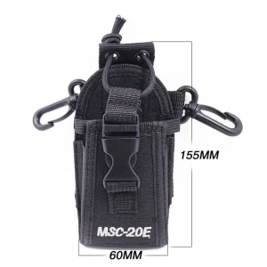 Baofeng MSC-20E husă walkie talkie din nylon rezistentă și comodă