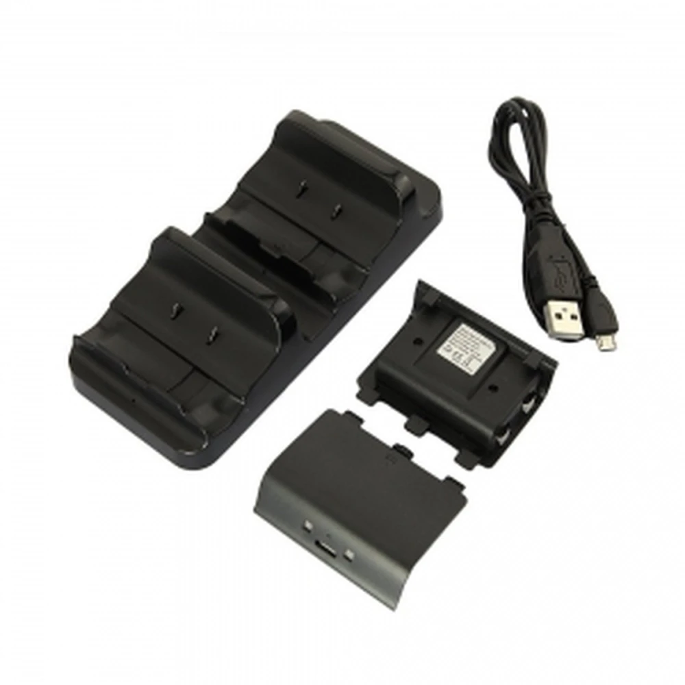 Stație de încărcare dublă pentru Xbox One cu 2 baterii reîncărcabile satkit