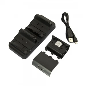 Stație de încărcare dublă pentru Xbox One cu 2 baterii reîncărcabile satkit