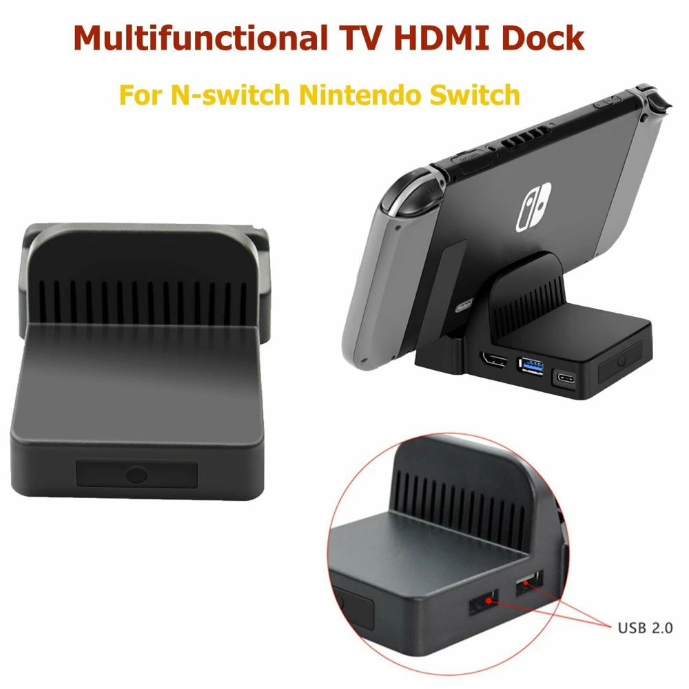Dock portabil pentru Nintendo Switch - mini dock HDMI USB