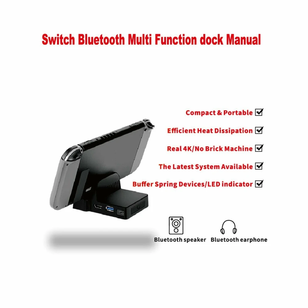 Dock portabil pentru Nintendo Switch - mini dock HDMI USB