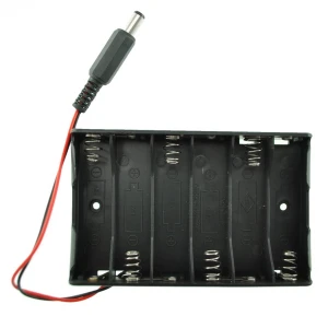 Suport baterii 6xAA - pentru proiecte electronice și robotică