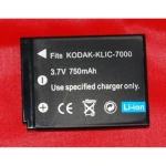 Baterie compatibilă Kodak KLIC-7000 pentru camere digitale și camere video