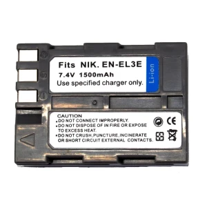 Acumulator compatibil Nikon EN-EL3E pentru Nikon D200, D70 și altele