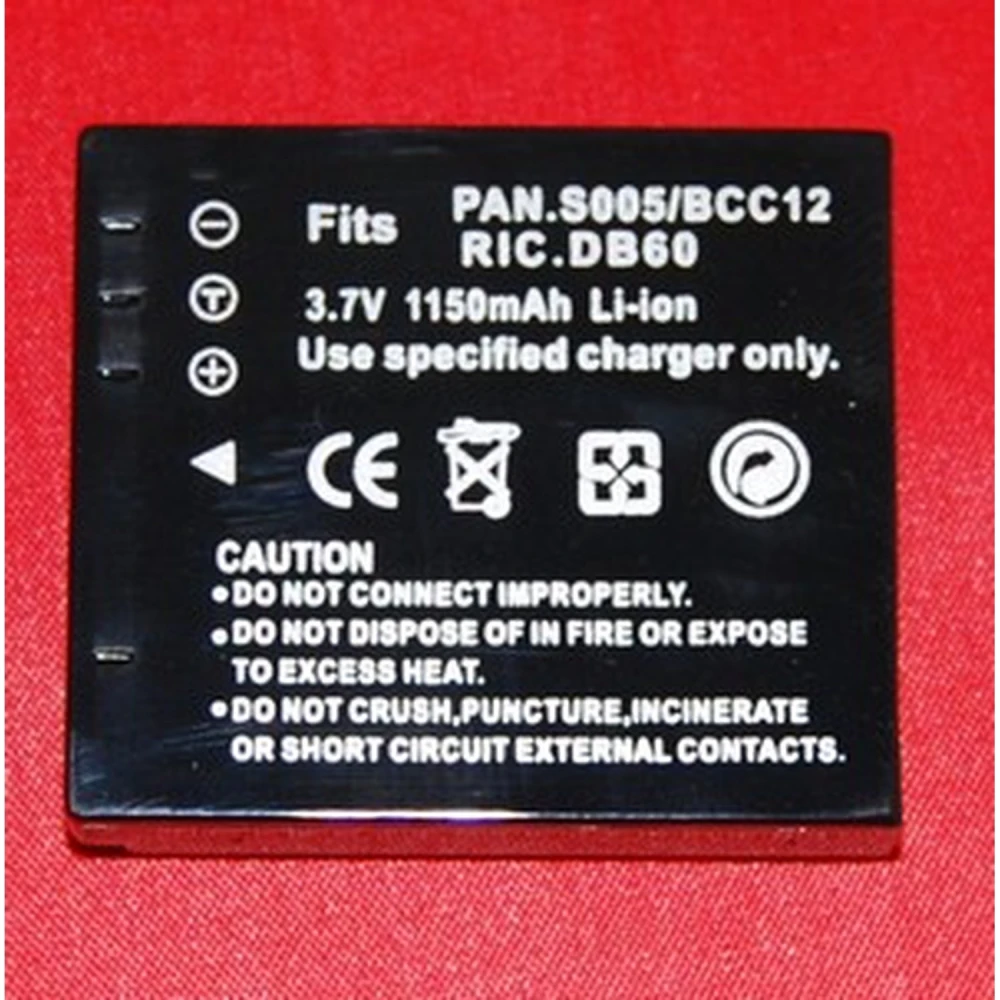 Acumulator compatibil Panasonic S005 BCC12 pentru camere digitale și camere video