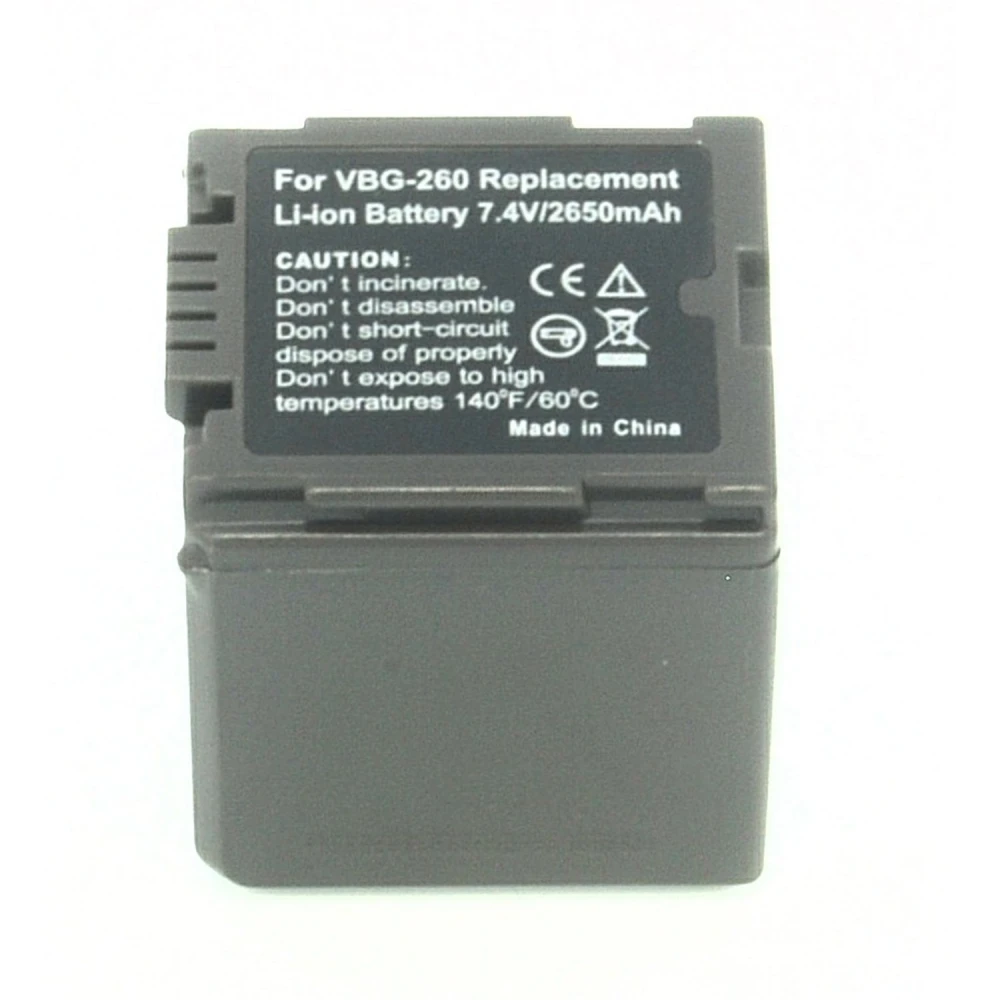 Acumulator compatibil Panasonic VW-VBG260 pentru camere digitale și camere video
