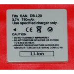 Acumulator compatibil Sanyo DB-L20 pentru camere digitale Sanyo Xacti