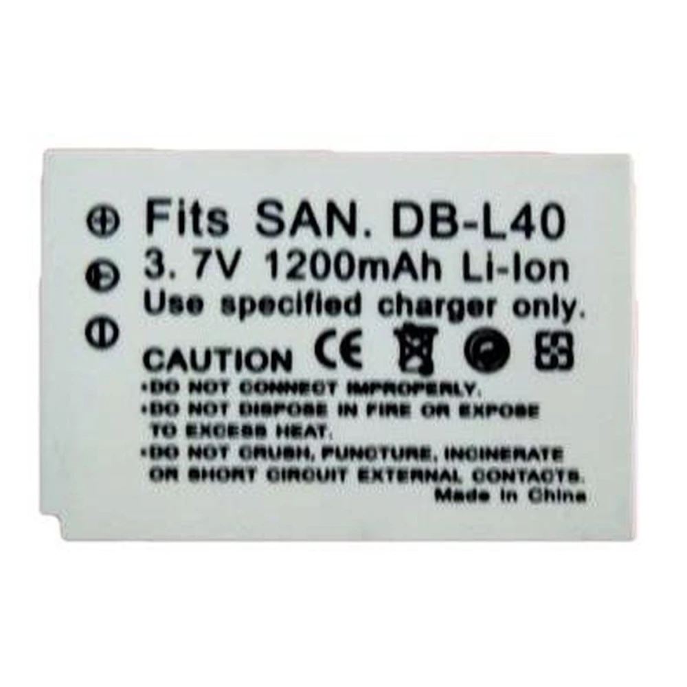 Acumulator compatibil Sanyo DB-L40 pentru camere digitale Sanyo Xacti