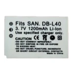 Acumulator compatibil Sanyo DB-L40 pentru camere digitale Sanyo Xacti