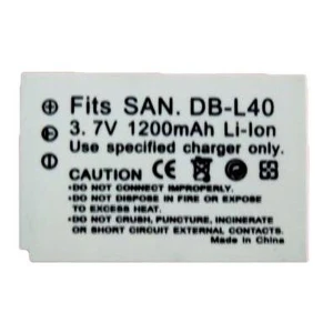Acumulator compatibil Sanyo DB-L40 pentru camere digitale Sanyo Xacti