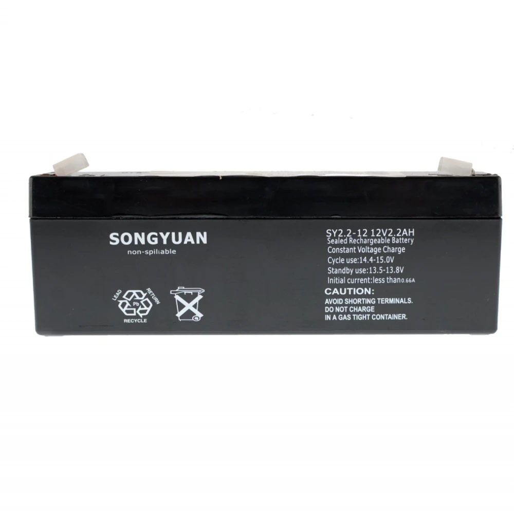 Baterie gel plumb 12V 2.2Ah SY2.2-12 pentru alarme și jucării electrice