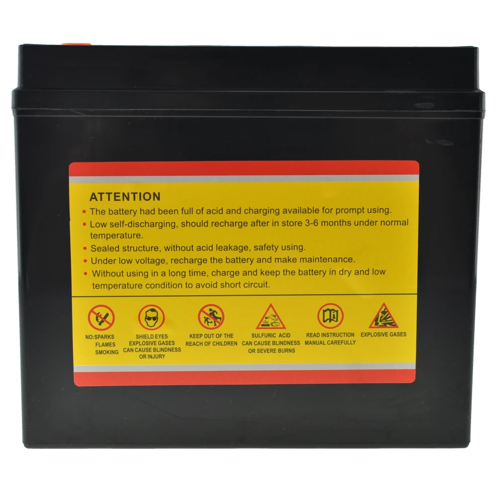 Baterie gel YTX20L-BS pentru moto 12V 20Ah, performanță ridicată