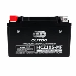 Baterie Moto AGM 12V 9Ah OUTDO HCZ10S-MF - Compatibil Yuasa YTZ10S(-BS) / GTZ10S / ETZ10S