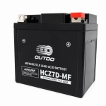 Baterie Moto AGM 12V 6Ah OUTDO HCZ7D-MF - Compatibil Yuasa YTZ7S-BS / GTZ7S / ETZ7S