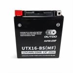 Baterie Moto AGM 12V 14Ah OUTDO UTX16-BS(MF) - Compatibil Yuasa YTX16-BS / GTX16-BS / ETX16-BS / 16-B