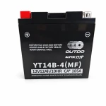 Baterie Moto AGM 12V 12Ah OUTDO YT14B-4(MF) - Compatibil Yuasa YT14B-BS / GT14B-BS / GT14B-4 / ETZ14B-BS / ET14B-4