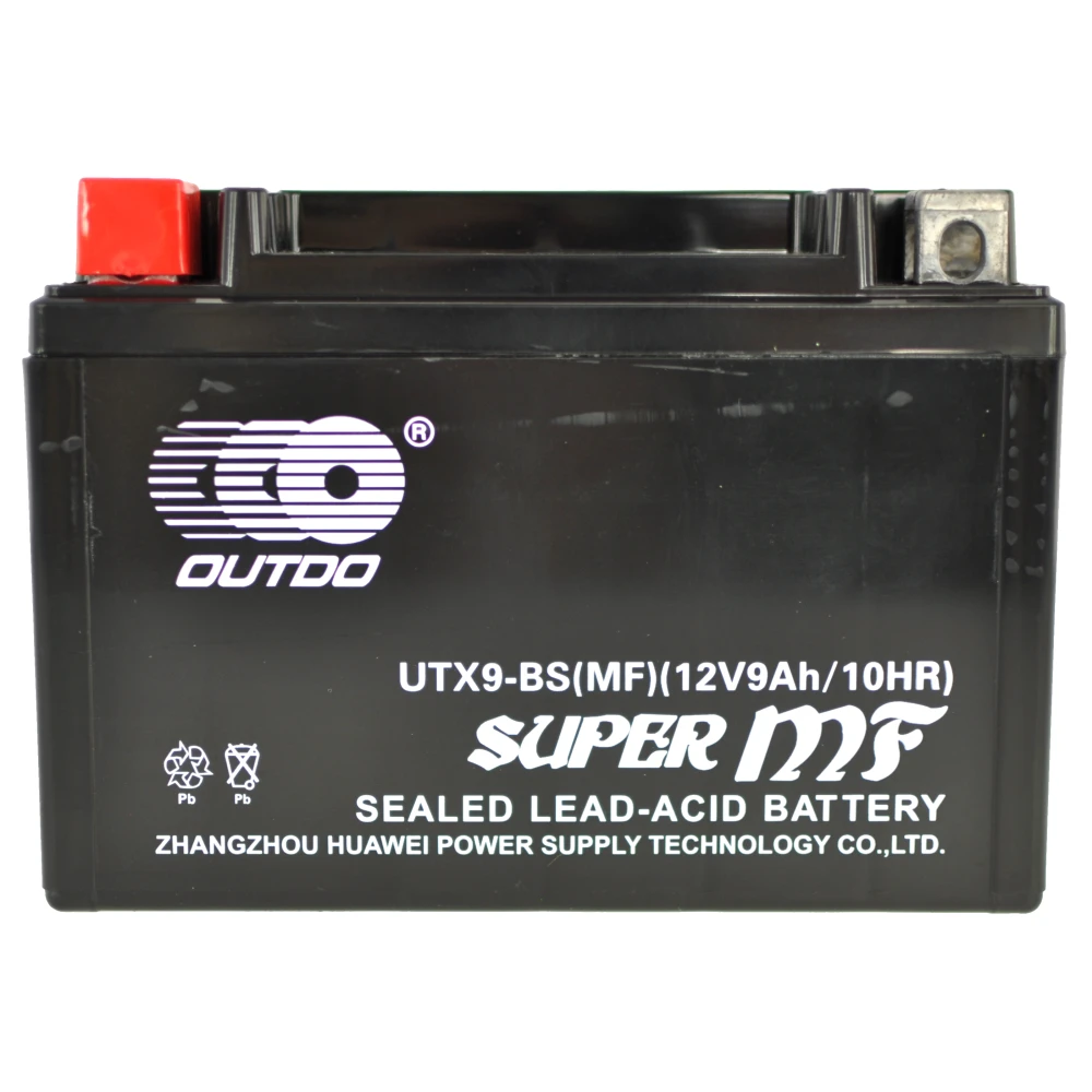 Baterie moto UTX9A YTX9-BS Gel, performanță ridicată