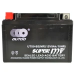 Baterie moto UTX9A YTX9-BS Gel, performanță ridicată