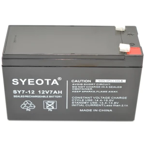 Acumulator plumb-acid reîncărcabil 12V 7Ah SY7-12 pentru alarme, UPS și altele