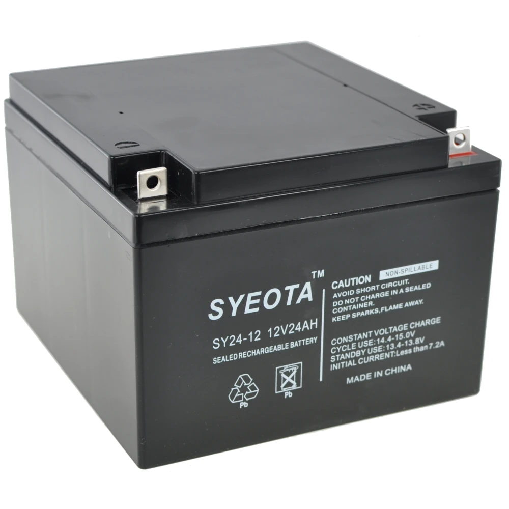 Acumulator plumb-acid sigilat 12V 24Ah SY24-12 reîncărcabil